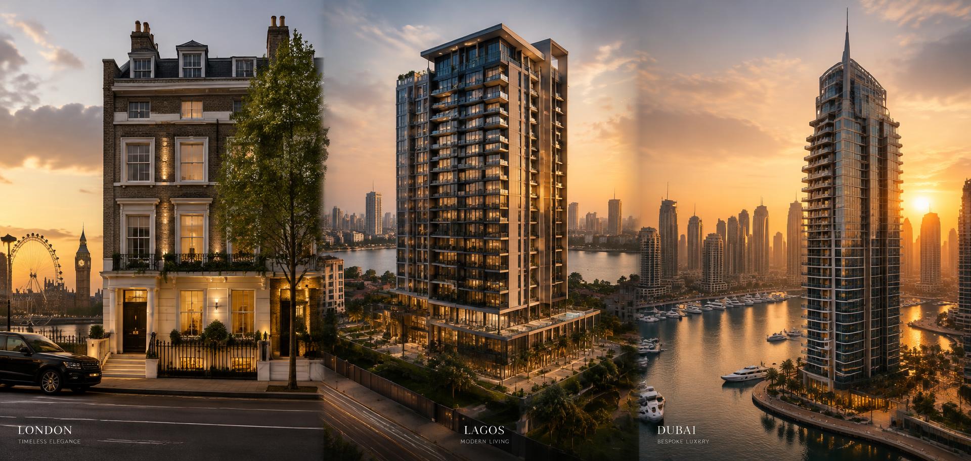 London, Lagos and Dubai — TAC Property Network's current deal markets